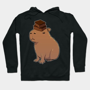 Capybara with Brownies on its head Hoodie